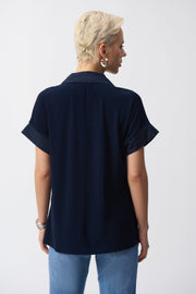 Joseph Ribkoff Silky Knit And Memory Boxy Top 251290