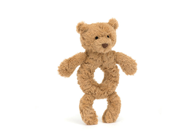 Jellycat Bartholomew Bear Ring Rattle