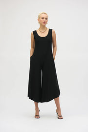 Joseph Ribkoff Silky Knit Wide-Leg Sleeveless Jumpsuit 252056