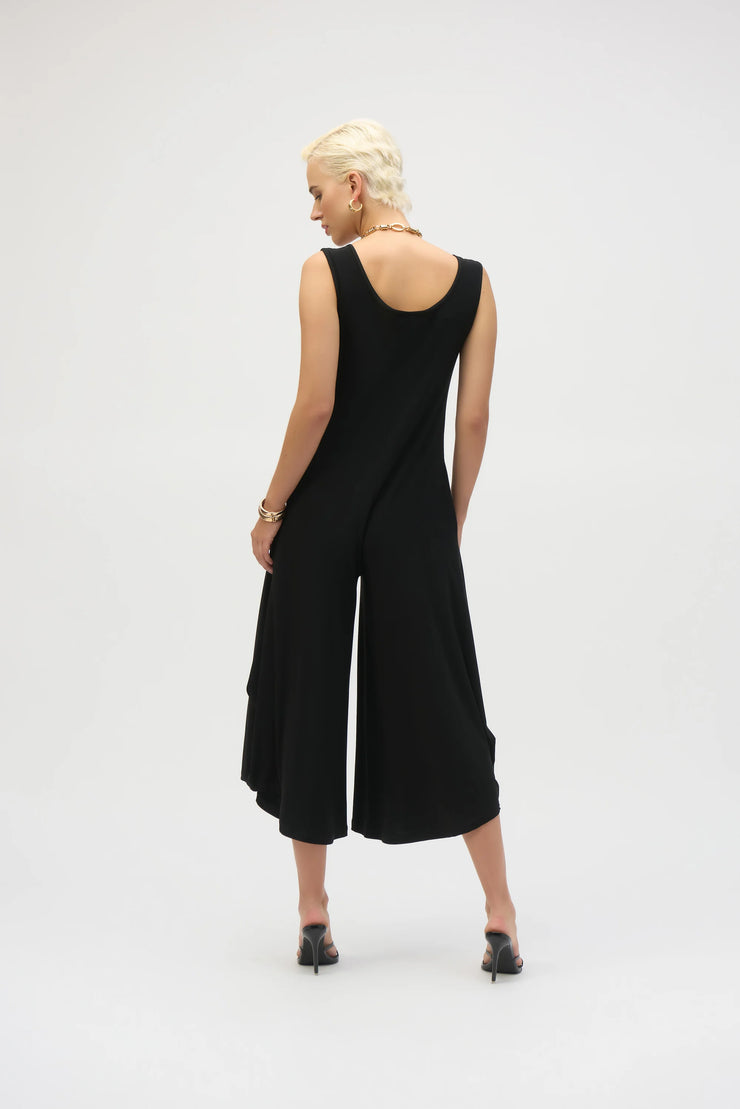 Joseph Ribkoff Silky Knit Wide-Leg Sleeveless Jumpsuit 252056