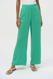 Joseph Ribkoff Gauze Wide-Leg Pull-On Pants 252049