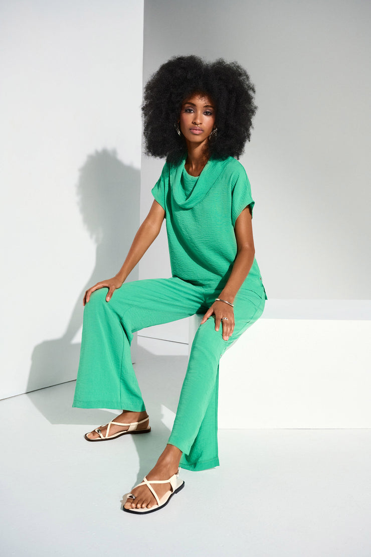Joseph Ribkoff Gauze Wide-Leg Pull-On Pants 252049