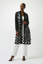 Joseph Ribkoff 3D Dot and Mesh Cover-Up 251209