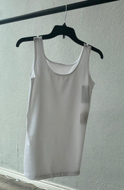 Brittany by Thames Stone Long White Tank