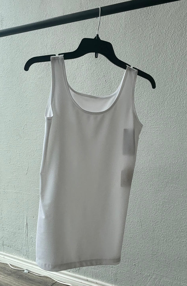 Brittany by Thames Stone Long White Tank