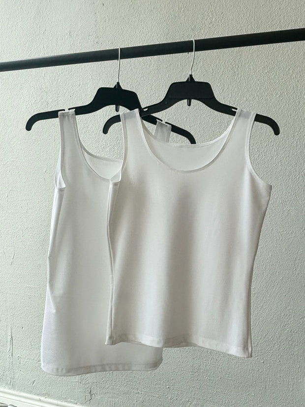 Brittany by Thames Stone Short White Tank