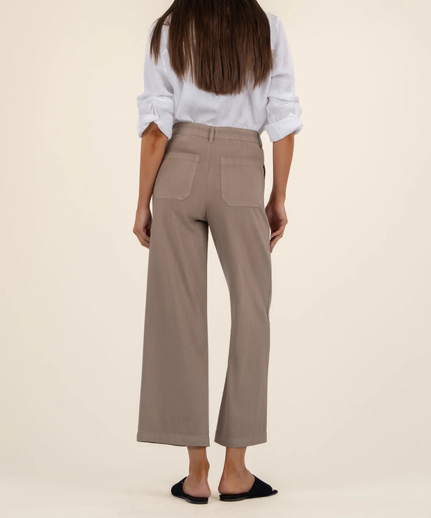 KUT  linen khaki topaz