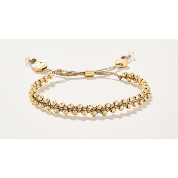 Spartina 449 Friendship Bracelet Metallic Gold/Gold Beads Gold #366463