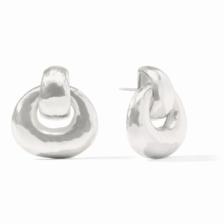 Julie Vos Avalon Doorknocker Earring Silver SKU ER718S00