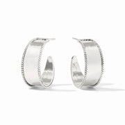 Julie Vos silver savoy hoop xs