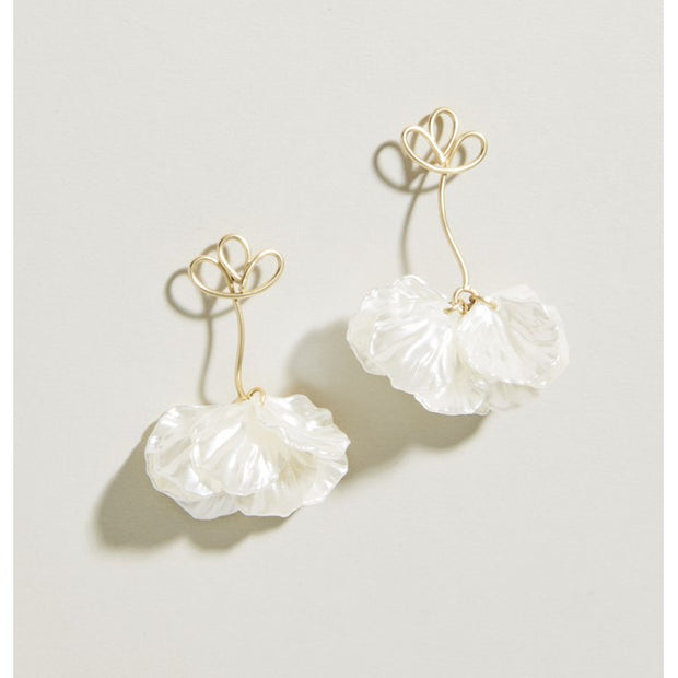 Spartina 449 Corolla Stem Earrings Pearl SKU#386294