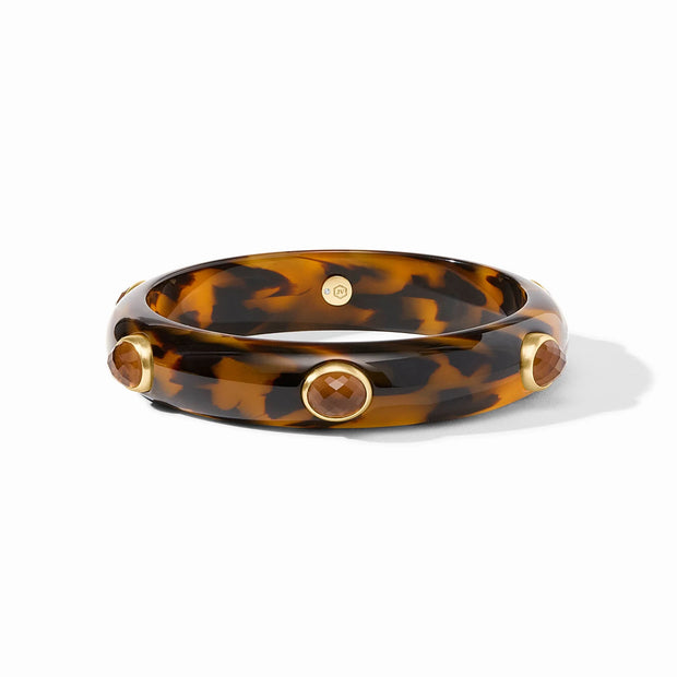 Julie Vos carnaby stone bangle tortoise