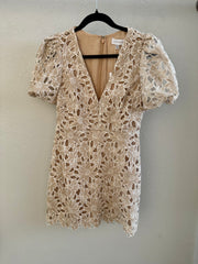 Lucy Paris Karina Mini Lace Beige DR3868