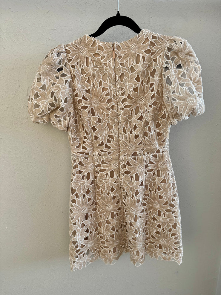 Lucy Paris Karina Mini Lace Beige DR3868