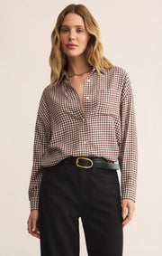 Z Supply RIVER PLAID BUTTON UP SKU ZT253834