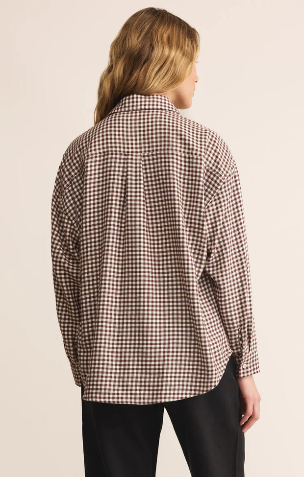 Z Supply RIVER PLAID BUTTON UP SKU ZT253834