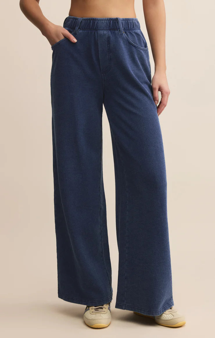 Z Supply ENTOURAGE KNIT DENIM PANT SKU ZP254531