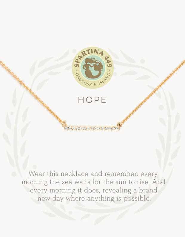 Slv necklace 18” hope 818488