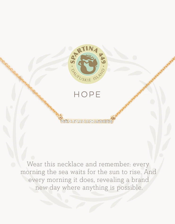 Slv necklace 18” hope 818488
