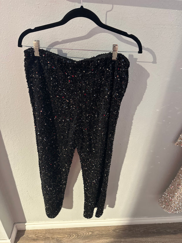 Terra Chic Black Sequin Pant SKU T709904