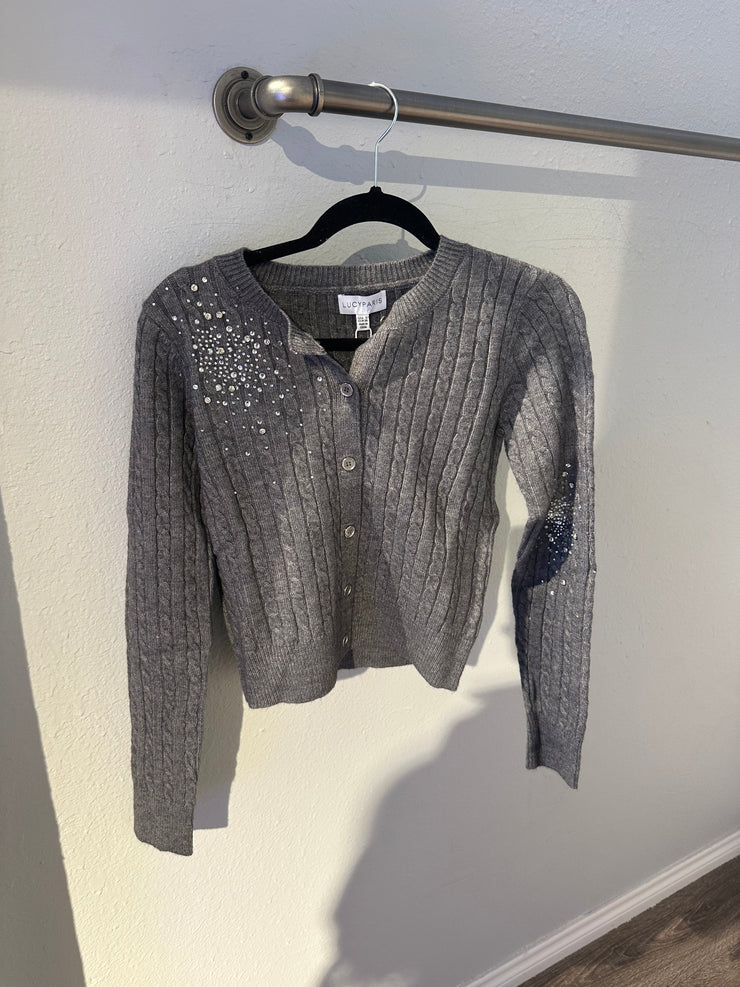 Lucy Paris Elton Crystal Cardigan SKU SW4318