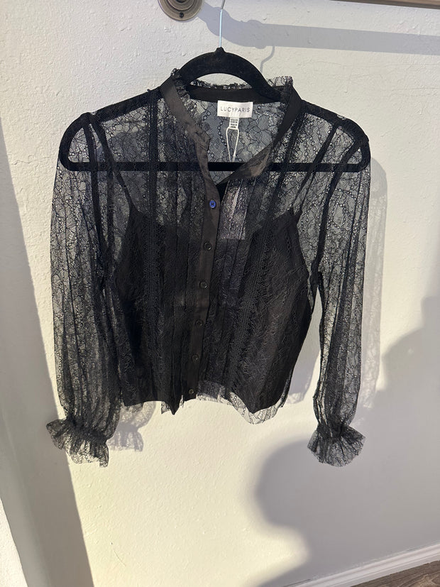 Lucy Paris Lizette Lace Top SKU T4581