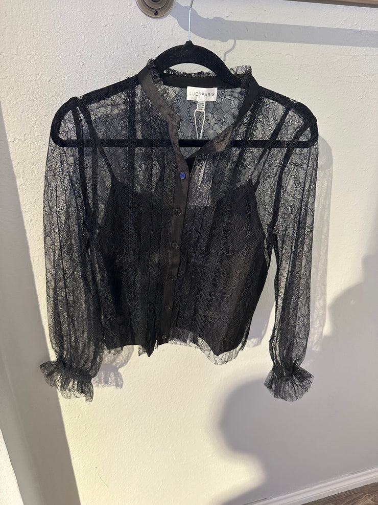 Lucy Paris Lizette Lace Top SKU T4581