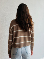 Z Supply Sienna Stripe Sweater Latte