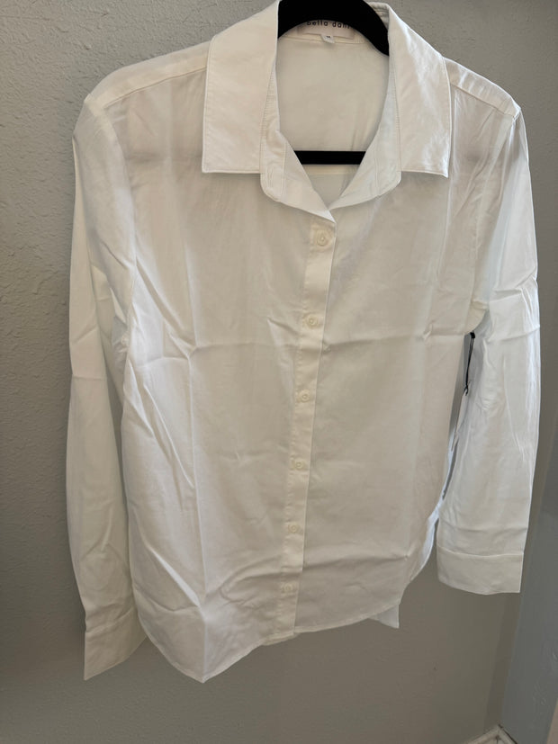 Bella Dahl Long Sleeve White Shirt