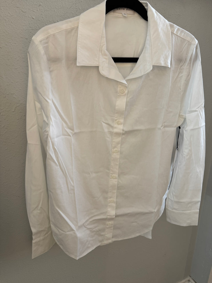 Bella Dahl Long Sleeve White Shirt