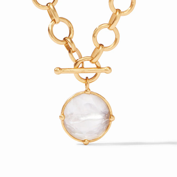 JULIE VOS HONEYBEE STATEMENT NECKLACE GOLD IRIDESCENT