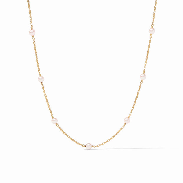 Julie Vos The Pink Delicate Station Necklace SKU N634GPPL00