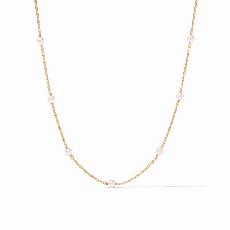 Julie Vos The Pink Delicate Station Necklace SKU N634GPPL00