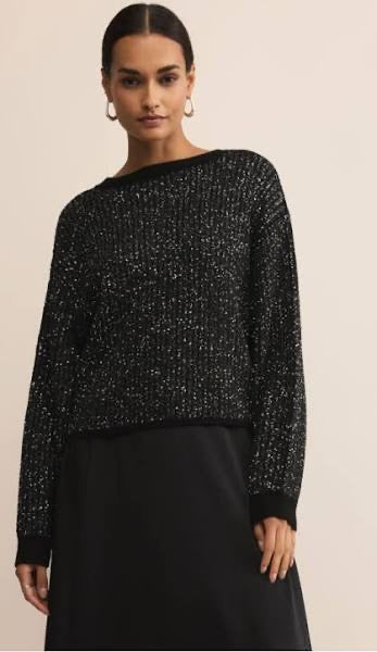 Z Supply Gleam Sequin Sweater SKU ZW254601