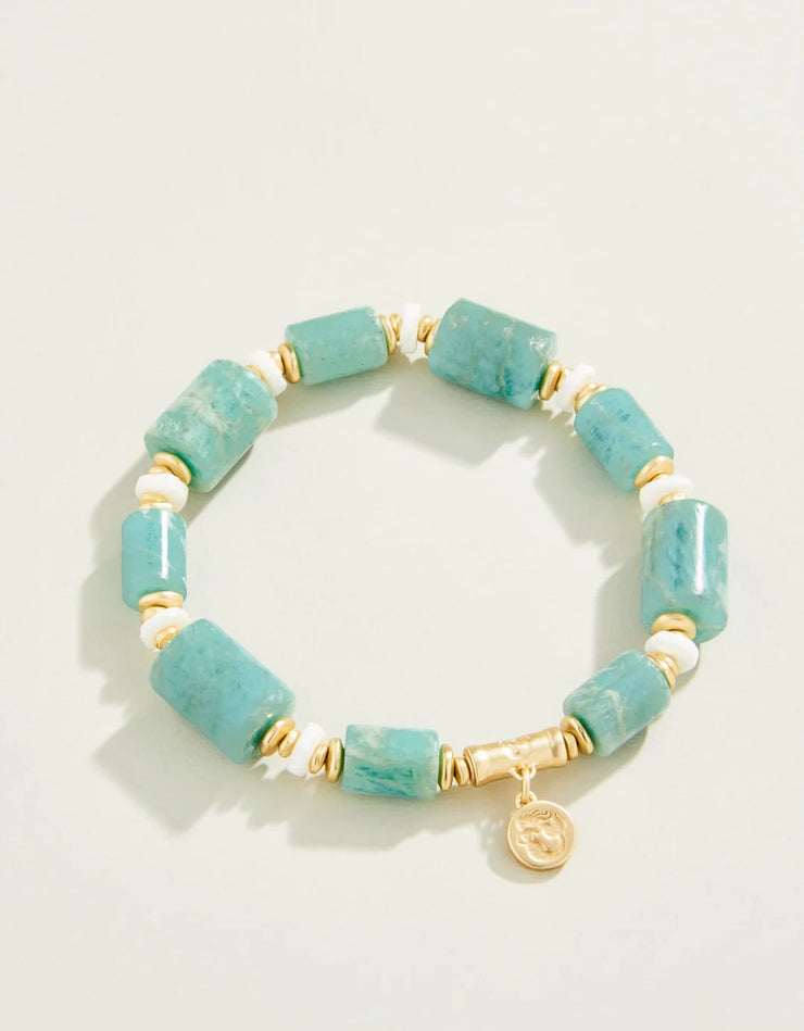 SPARTINA 449 Stone Stretch Bracelet 10mm Amazonite 375212