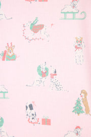 P.J. Salvage Peace & Pawlidays Dog Print Pants Set SKU RVPEST1