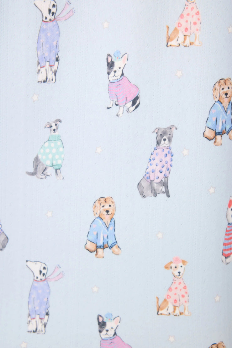 P.J. Salvage Doggone Cold Dog Print Pointelle Lounge Set SKU RUDCST