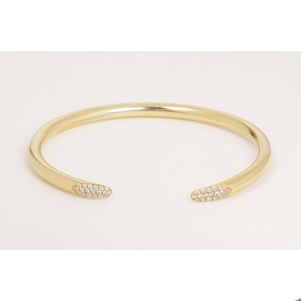 DEAN DAVIDSON PAVE JULIETTE FLEX CUFF - Gold/White Topaz SKU