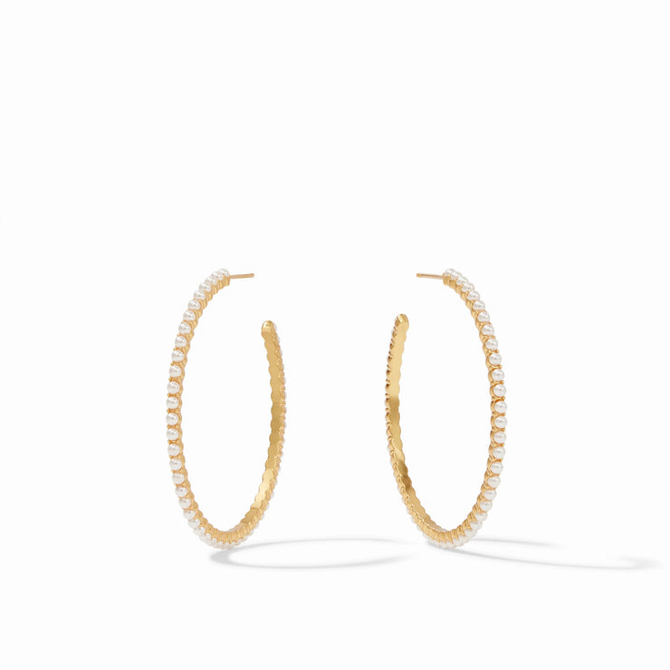 Julie Vos Juliet Hoop PEARL Large
