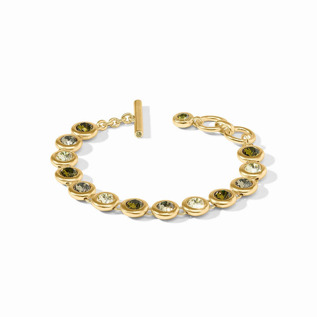 Julie Vos Rainbow Tennis Bracelet Shades Of Jade SKU BL248GSJ00