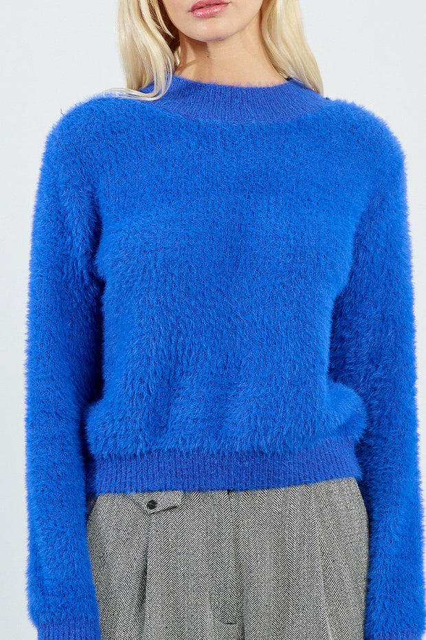 Molly Bracken YOUNG LADIES KNITTED SWEATER SKU LAL486ADH-ROYAL BLUE