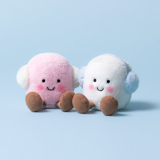 Jellycat Amuseables Toastie Pink & White Marshmallow SKU A6MPWT (Online)