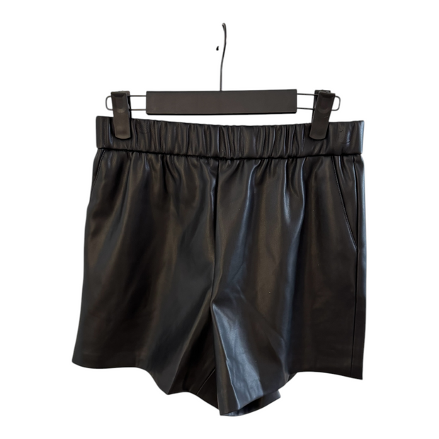 Z Supply Tia Faux Leather Short Black ZS233912